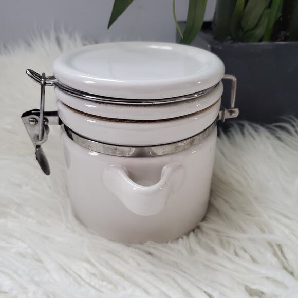 Alco Ceramic White Clamp Canister - Picture 3 of 13